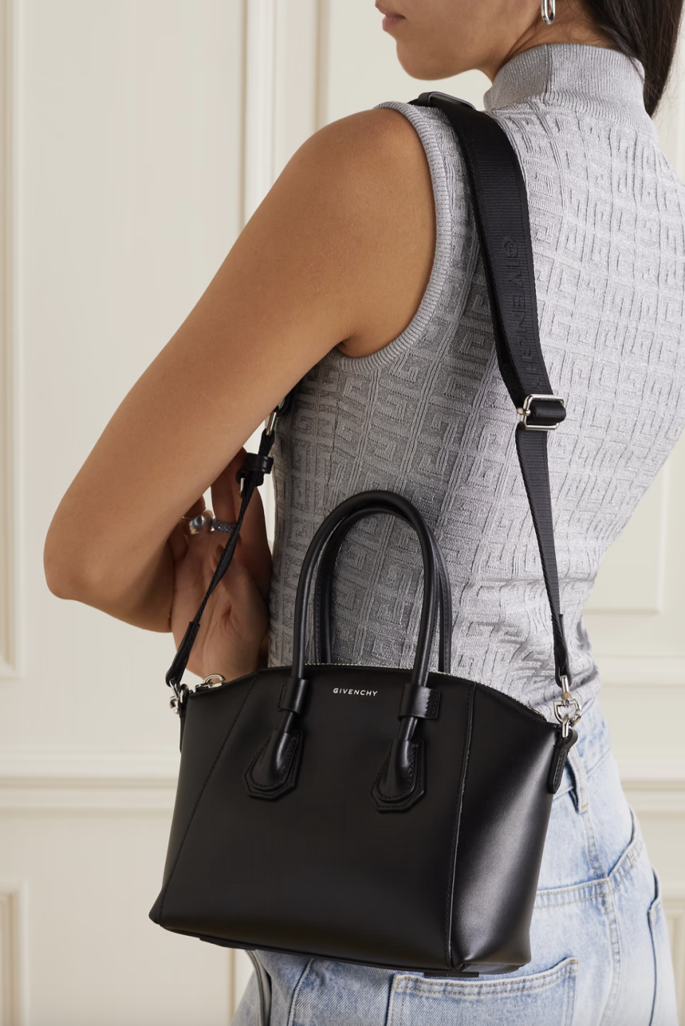 Givenchy Mini textured-leather shoulder bag