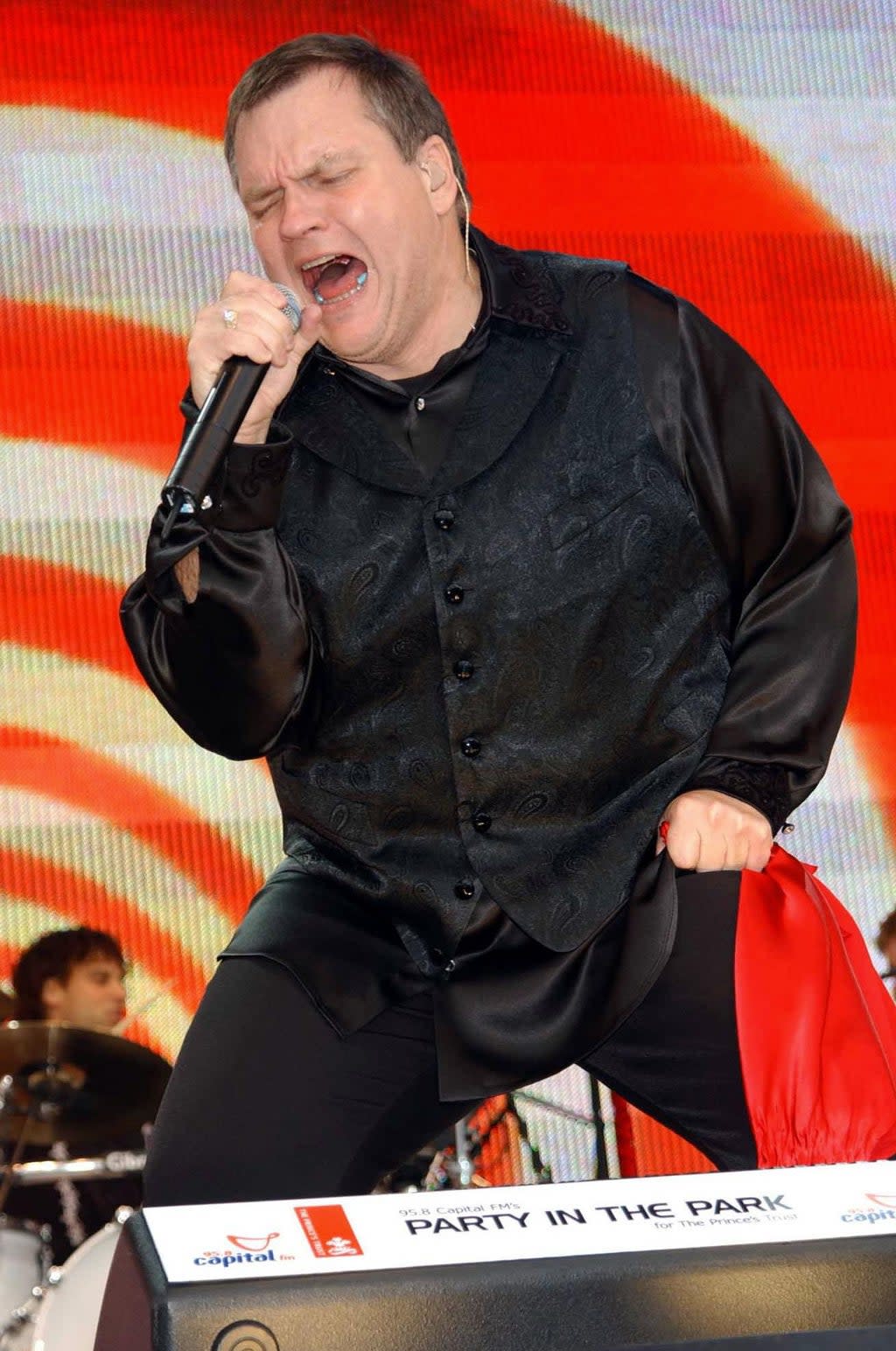 Meat Loaf performing on stage (Yui Mok/PA) (PA Archive)