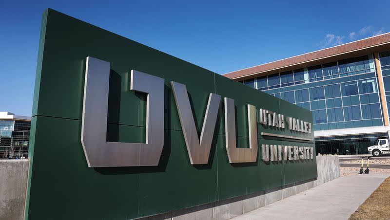 Utah Valley University in Orem is pictured on Feb 9, 2022.