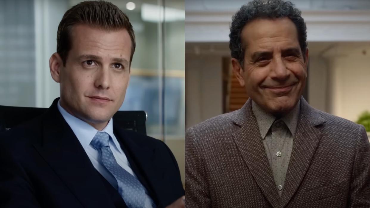  Gabriel Macht in Suits and Tony Shalhoub in Mr. Monk's Last Case: A Monk Movie. 