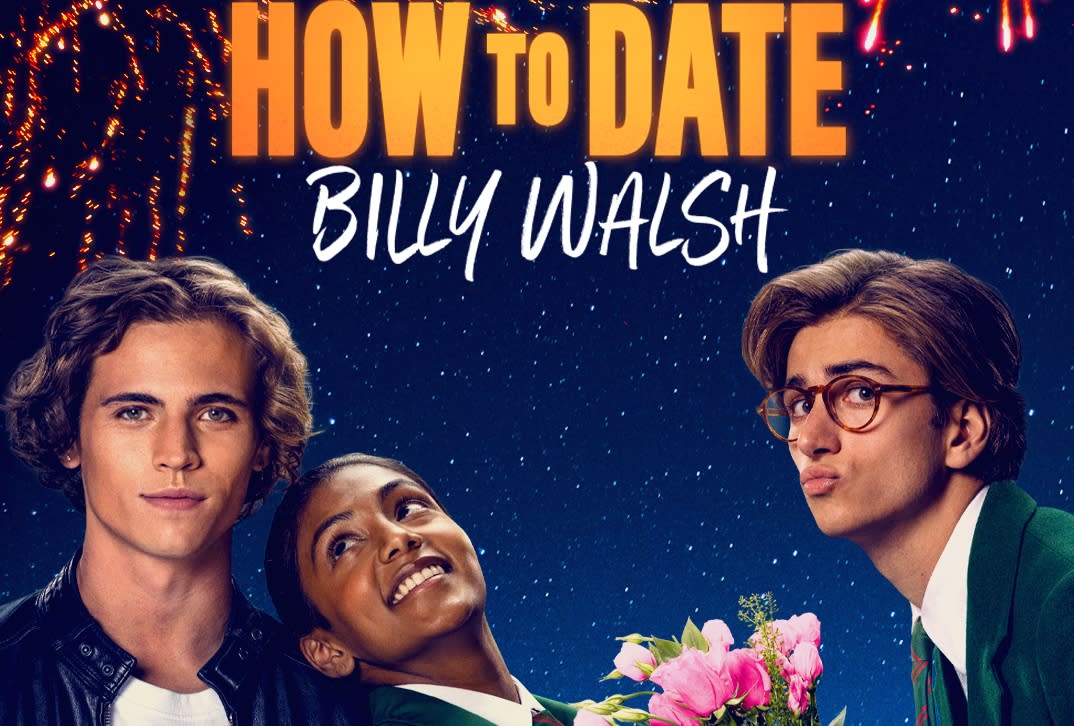  How To Date Billy Walsh on Prime Video stars (from left) Tanner Buchanan, Charithra Chandran and Sebastian Croft. 