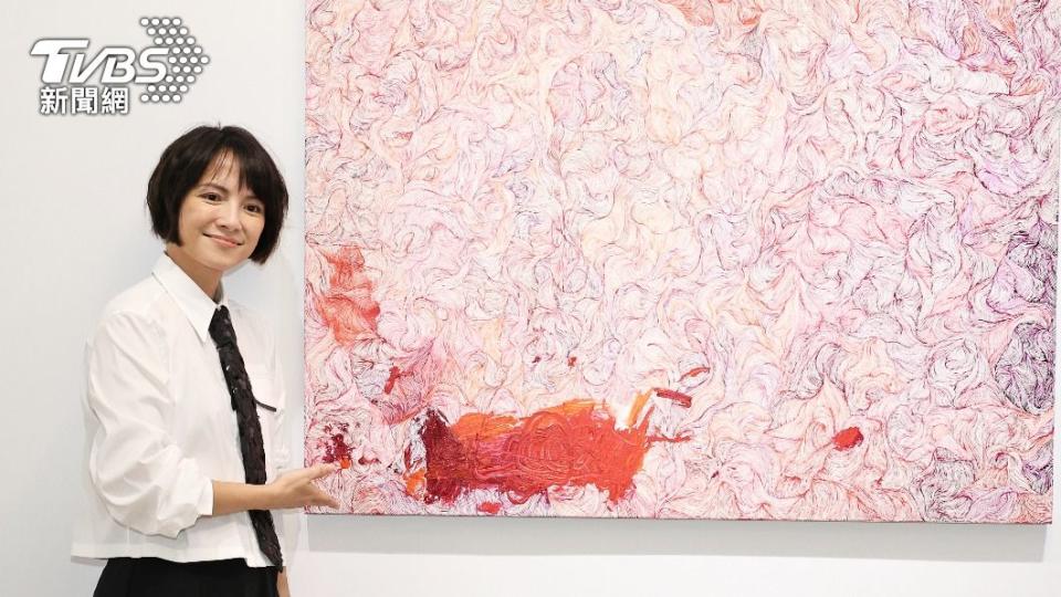 李心潔近期在台舉辦「不止於靜」畫展。（圖／TVBS資料照片）