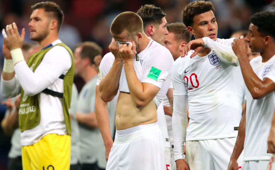 <em>England crashed out of the World Cup on Wednesday night (Rex)</em>