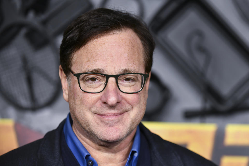 <p>While on a stand-up tour in January, Bob Saget died in his hotel room south of Orlando, Fla. According to an autopsy report, the "Full House" and "How I Met Your Mother" actor, who was 65-years-old, suffered blunt head trauma causing injuries that made him die in his sleep in 2022. (Photo by Rodin Eckenroth/FilmMagic)</p> 