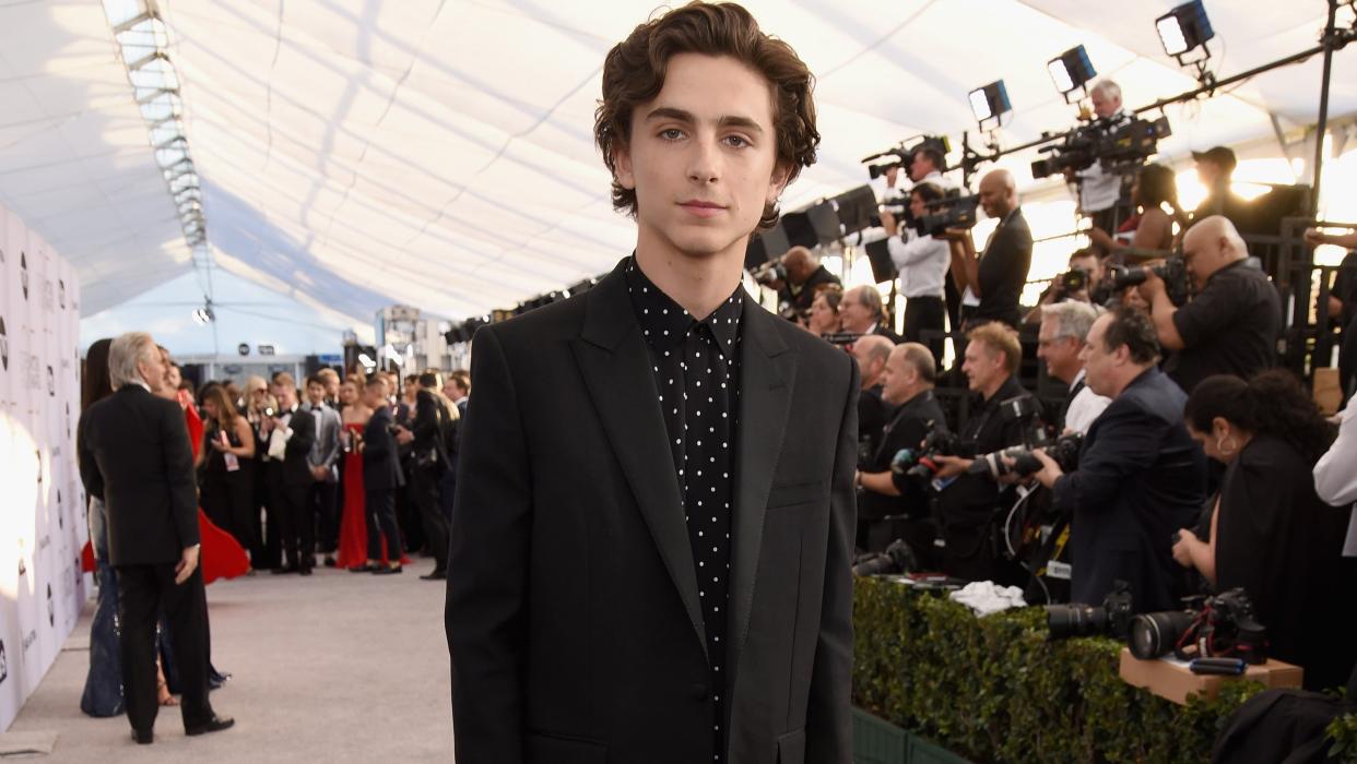 Timothée Chalamet aux SAG Awards - Presley Ann - GETTY IMAGES NORTH AMERICA - AFP