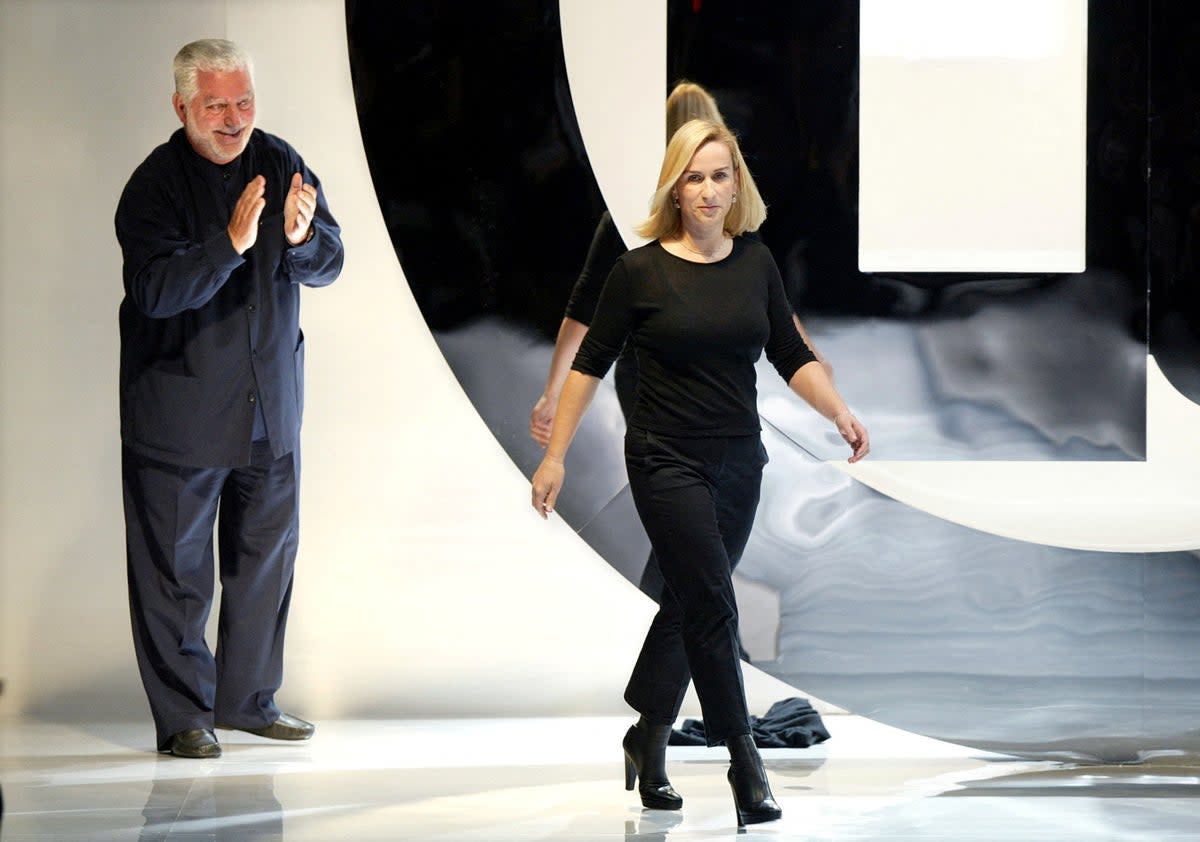 Rosemary Rodriguez with Paco Rabanne (REUTERS)
