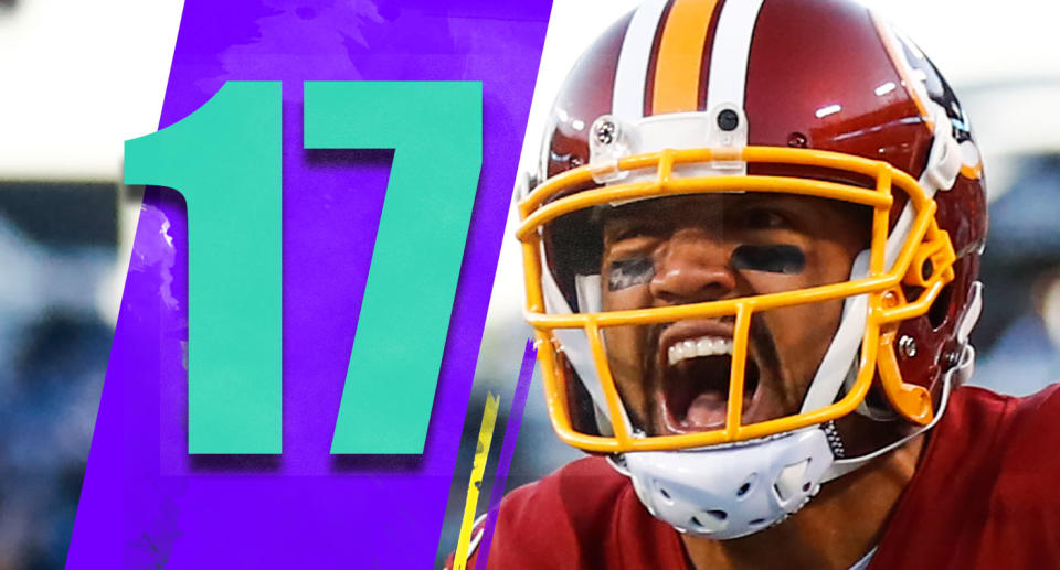 <p>For most of Saturday’s game it looked like the Redskins would go on the road with their fourth quarterback of the season, and injuries everywhere else in the lineup, and knock off the Titans. Tennessee won it late, but it’s still impressive what Jay Gruden and his staff have done late in the season. (Michael Floyd) </p>