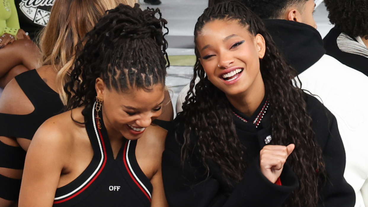 Halle Bailey And Willow Smith Jam To Destiny’s Child’s ‘Bootylicious’ During Off-White Paris Fashion Show | Pierre Suu/Getty Images