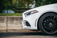 <p>Mercedes claims that the A-class sedan has an industry-leading drag coefficient of just 0.22, but the narrow and steeply raked windshield that makes this possible gives the car a high cowl that's quite noticeable from behind the wheel and demands a more elevated seating position than some drivers might prefer.</p>