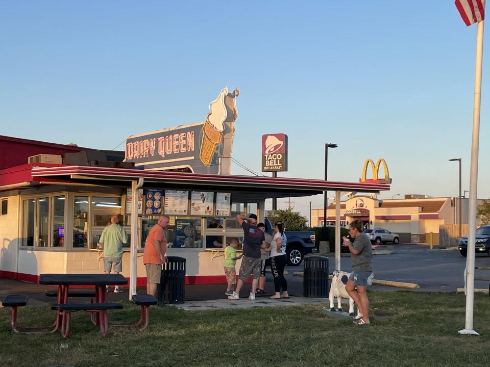 The Shelbyville Dairy Queen this year will lose the neon sign that has been on its rooftop since 1959. The ice cream shop closes for the season on Oct. 29, 2023.