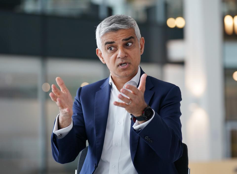 Sadiq Khan (PA Wire)