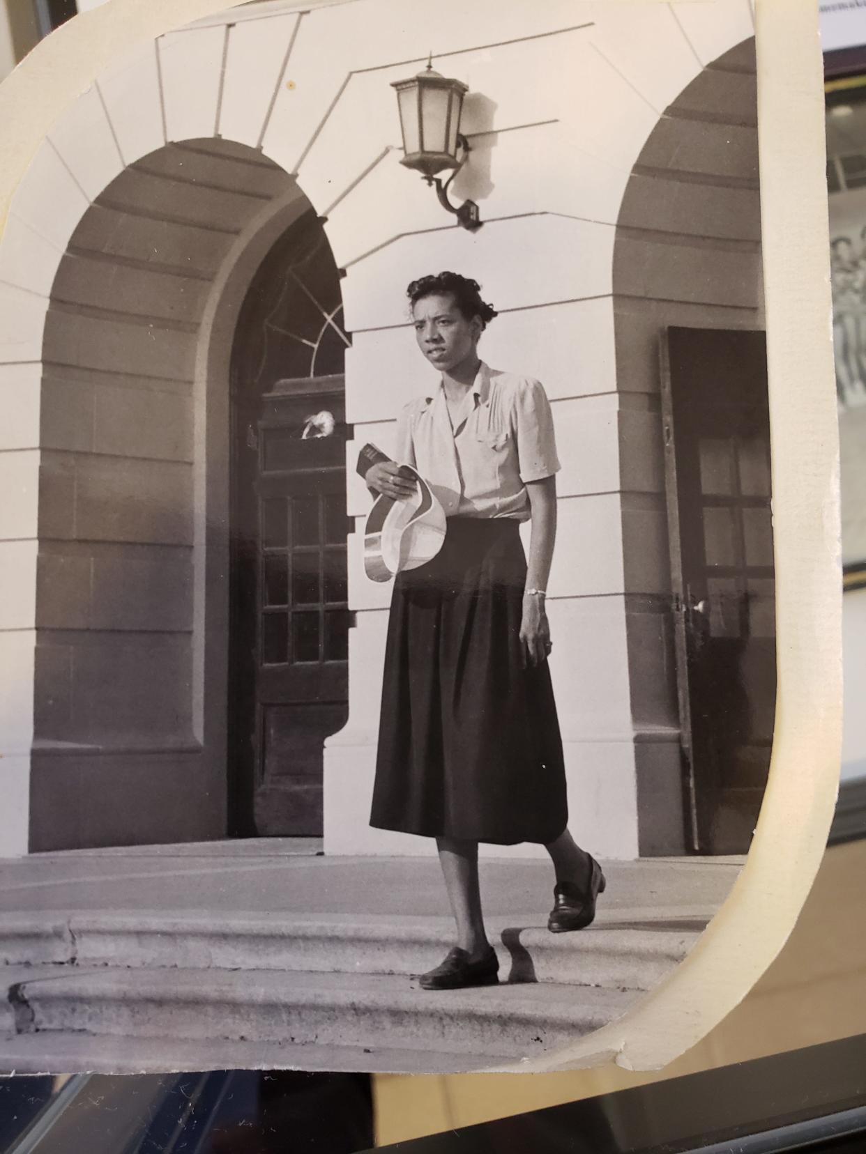 Althea Gibson as a sophomore at FAMU in 1951.