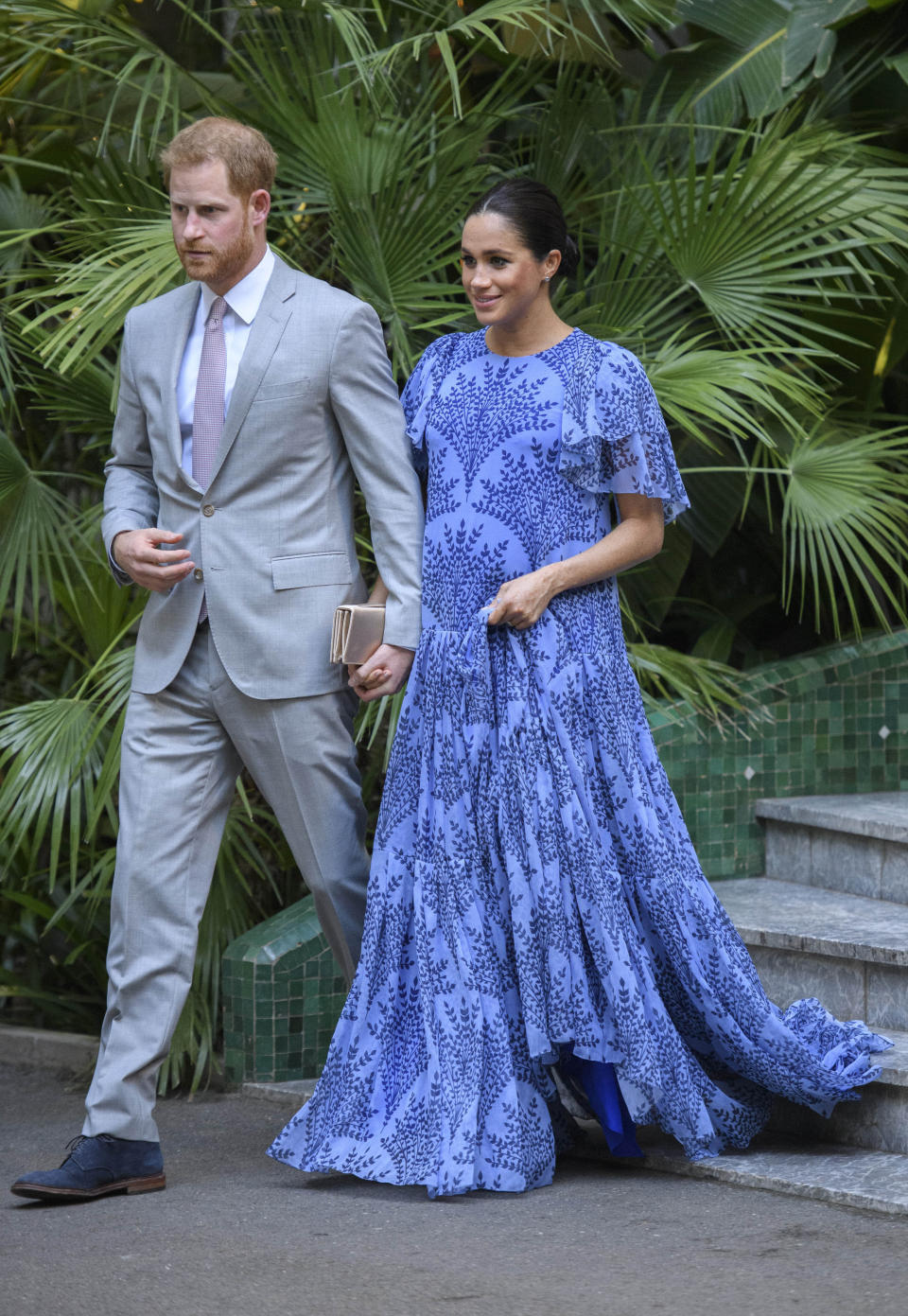 May 19th 2019 - Prince Harry The Duke of Sussex and Duchess Meghan of Sussex celebrate their first wedding anniversary. They were married at St. George's Chapel on the grounds of Windsor Castle on May 19th 2018. - File Photo by: zz/KGC-178/STAR MAX/IPx 2019 2/25/19 Prince Harry, Duke of Sussex and Meghan, Duchess of Sussex are received by HM The King of Morocco in an Audience today at the Royal Palace, Rabat, Morocco.