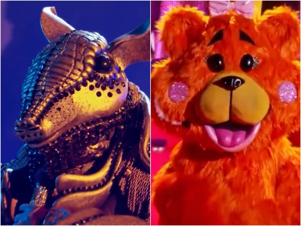 Armadillo and Miss Teddy on The Masked Singer   (The Masked Singer)