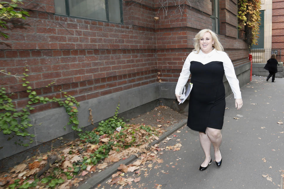 Courtroom chic.  (Darrian Traynor via Getty Images)