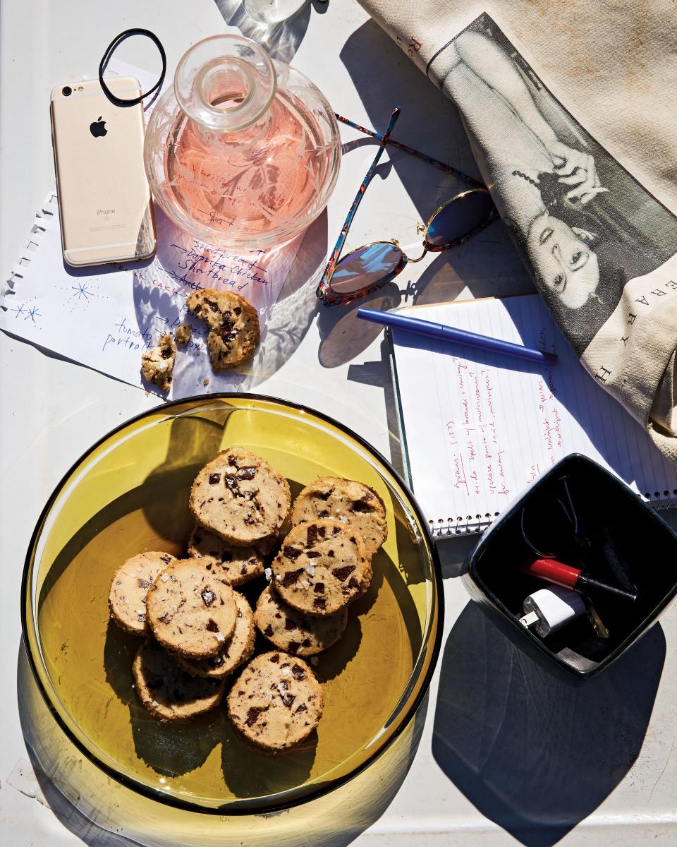 Salted Butter and Chocolate Chunk Shortbread