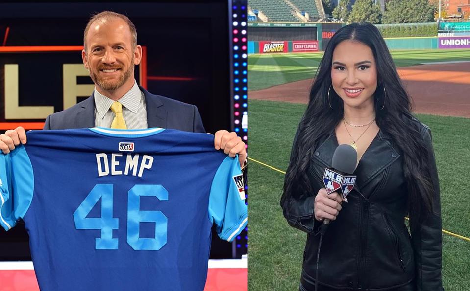 Former major league pitcher Ryan Dempster and reporter Siera Santos have been named the new co-hosts of MLB Network's "Intentional Talk."