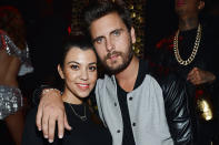 <p>This may be Kourt's first engagement, but it's not technically her first proposal. Longtime on-and-off love Scott Disick, with whom she shares sons Mason and Reign and daughter Penelope, <a href="https://people.com/tv/scott-disick-proposed-kourtney-kardashian-with-a-ring/" rel="nofollow noopener" target="_blank" data-ylk="slk:actually popped the question;elm:context_link;itc:0;sec:content-canvas" class="link ">actually popped the question</a> at one point. </p> <p>"I think I like asked her to marry me," Scott revealed to Kim and Khloé during a 2017 episode of <em>KUWTK</em>, adding that he even bought a Lorraine Schwartz ring for the big moment. </p> <p>But the pair kept the news to themselves, and soon pretended like it had never happened. </p> <p>"It was really weird. I don't think we told anybody actually. It was somewhat cute and then we just got scared about like media and this and that," he explained. "And we were like, 'Let's just put the ring aside and we'll talk about it another day.' Never spoke about it again."</p>