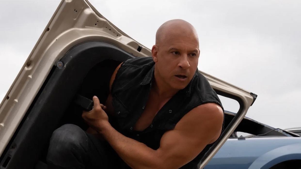  Vin Diesel as Dominic Toretto in Fast X trailer. 