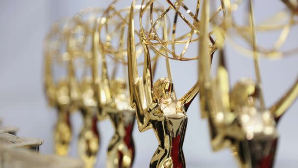 PHOTO: Emmy award statues are seen at the 68th Primetime Emmy Awards in Los Angeles, Sept. 18, 2016. (Invision/AP, FILE)