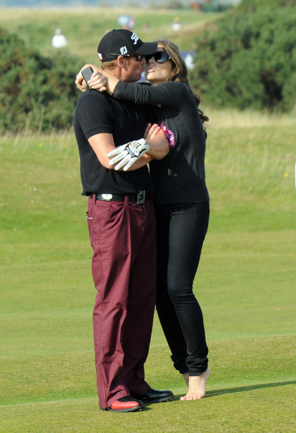 Shane and Liz were often seen in public displays of affection, like this photo from 2011. Photo: Getty