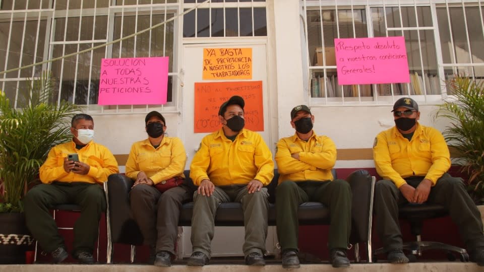 Paran labores brigadistas de Conafor en Guerrero por falta de unidades y equipo