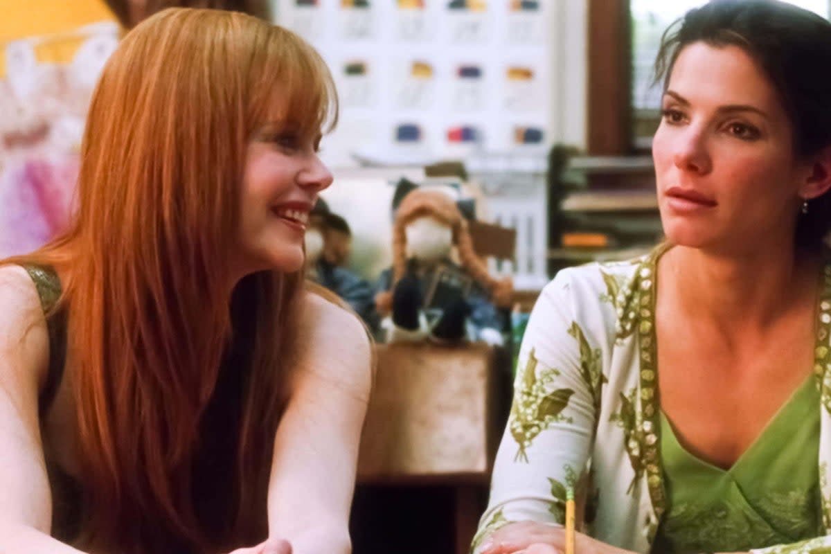 Nicole Kidman (L) and Sandra Bullock (R) in Practical Magic