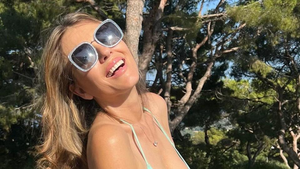 Elizabeth Hurley often shares photos of her bikini body