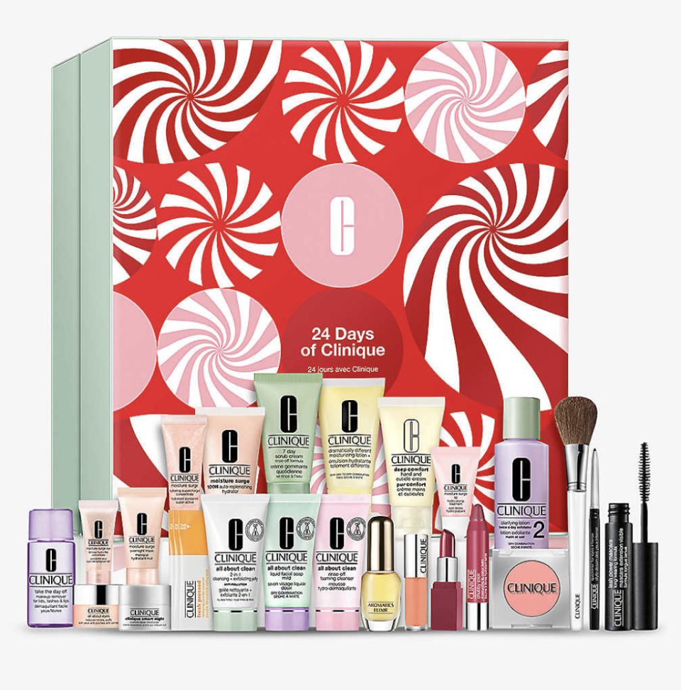 Clinique 24 Days Of Clinique advent calendar. (PHOTO: Selfridges)