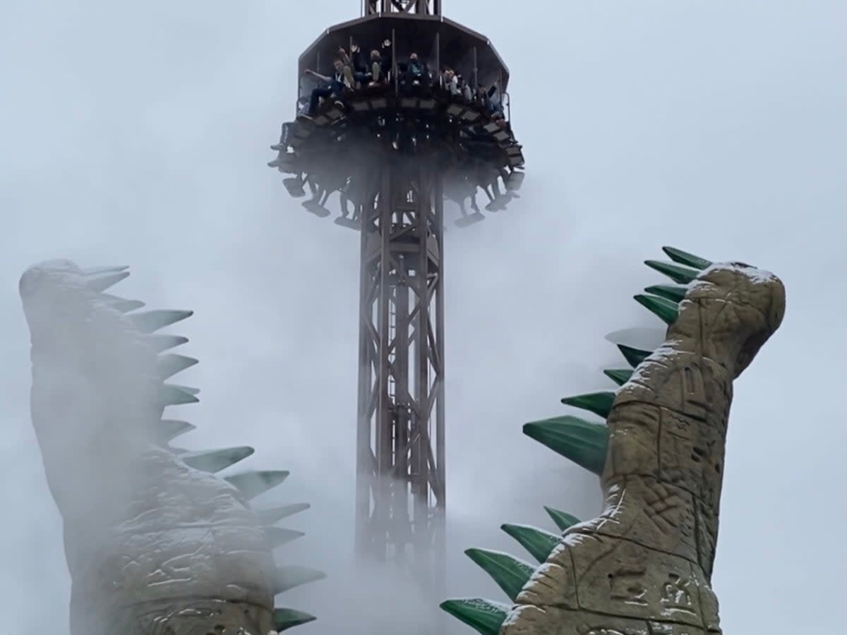 Croc Drop, a ride that opened in 2021 (Joanna Teasdale)