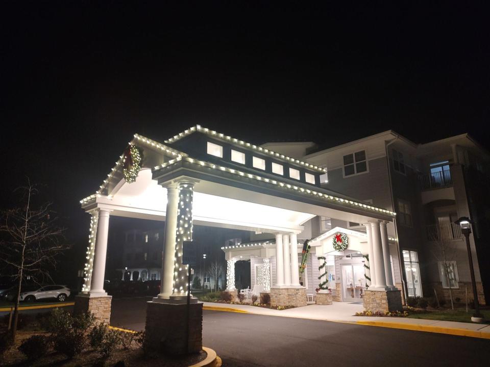 The Lodge in Lewes, Delaware was one of the properties decorated by Delmarva Christmas Lights this holiday season.