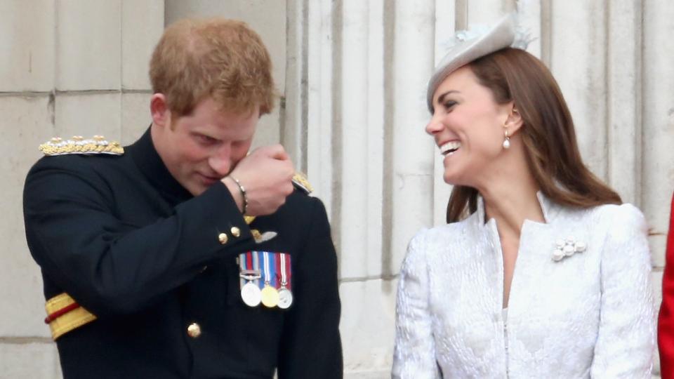 Joking around with Kate Middleton