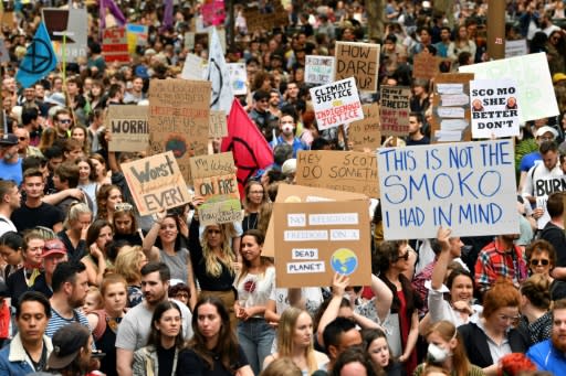 Police estimated the crowd size at a climate protest in Sydney at 15,000, organisers put the figure at 20,000