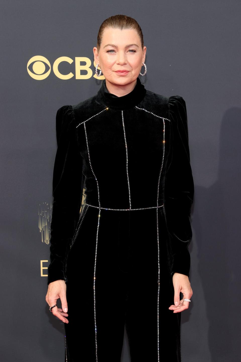 Ellen Pompeo at the 2021 Emmy Awards (Getty Images)