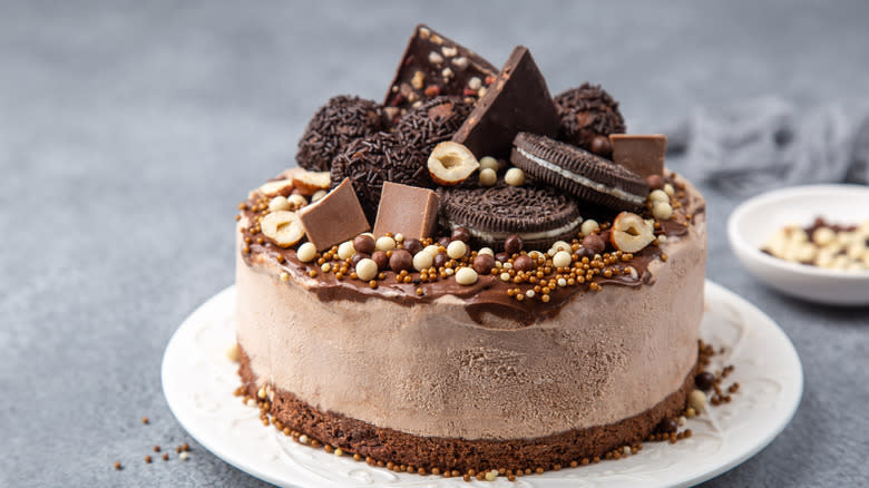 Chocolate ice cream cake