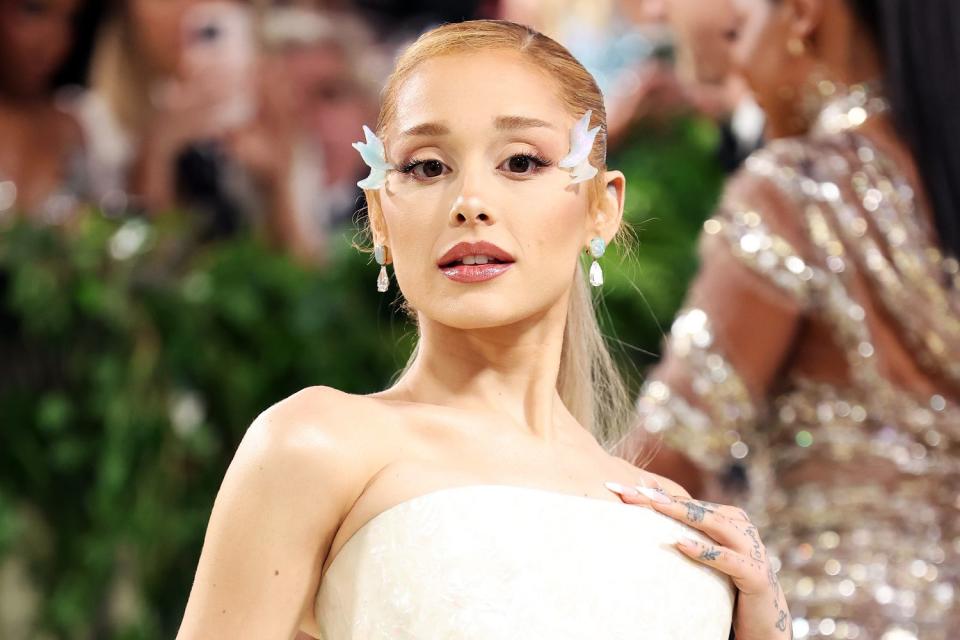 <p>Aliah Anderson/Getty</p> Ariana Grande at the 2024 Met Gala