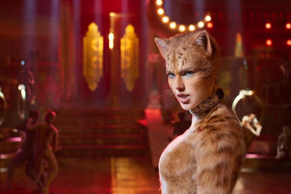 Making the best of a bad job: Taylor Swift in Cats (AP)