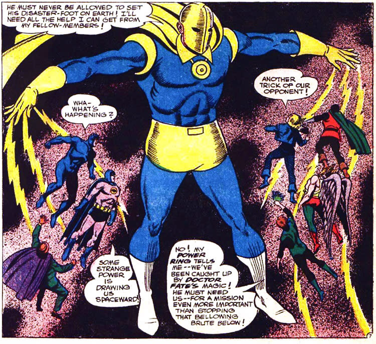 Dr. Fate appears in Justice League of America after decades in the DC vaults.
