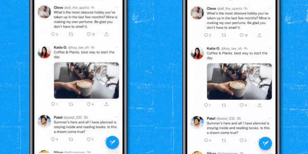 Twitter está probando la barra de búsqueda en el inicio de la app