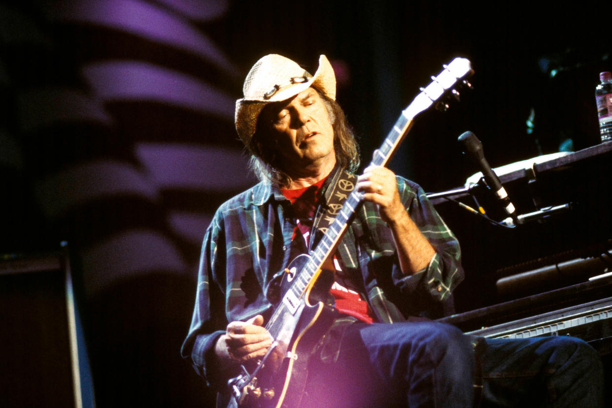 Photo of Neil YOUNG - Credit: Ebet Roberts/Getty Images