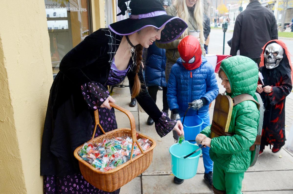 Halloween fun in downtown Petoskey