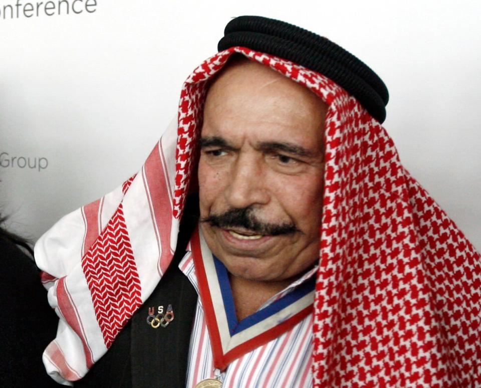 The Iron Sheik appears during 140: The Twitter Conference LA in Los Angeles on Sept. 22, 2009. The Iron Sheik, born Hossein Khosrow Ali Vaziri, died Wednesday, June 7, 2023, at age 81. 