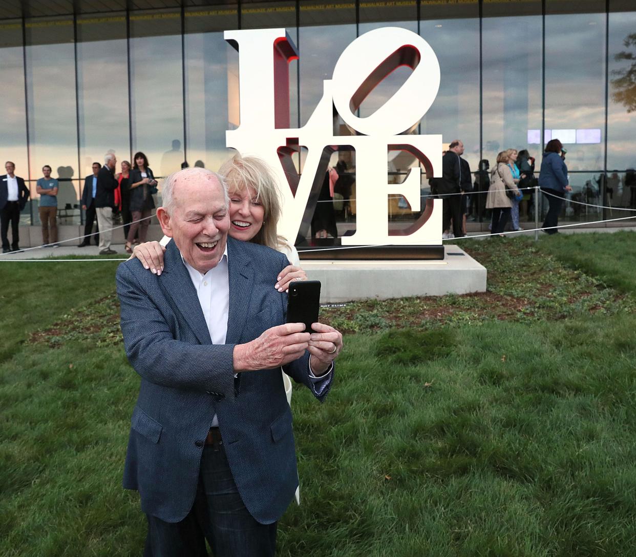 Steve Marcus, shown with his wife, Janice, is stepping down as Marcus Corp. chair after more than 30 years.