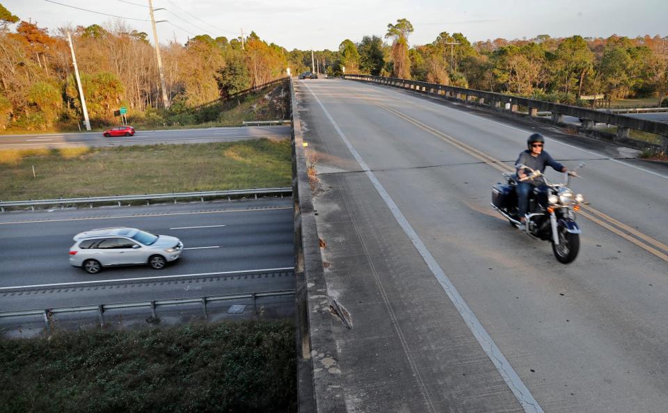 The Pioneer Trail bridge over I-95 could get access ramps to the interstate if a Florida Department of Transporation plan is enacted.