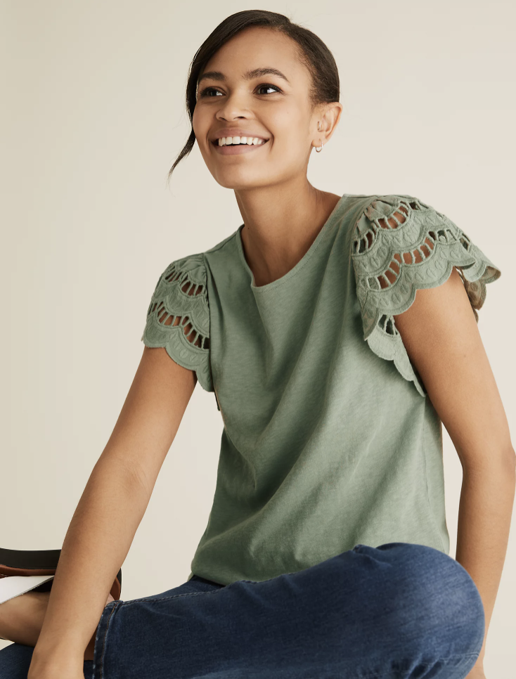 The stylish top comes in four colours. (Marks & Spencer)