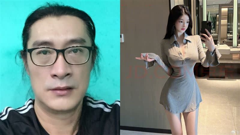 黃安公布一名不到30歲美女在飯店房間內的照片，怒轟「一看這種臉直接軟掉。」（圖／翻攝自黃安微博）