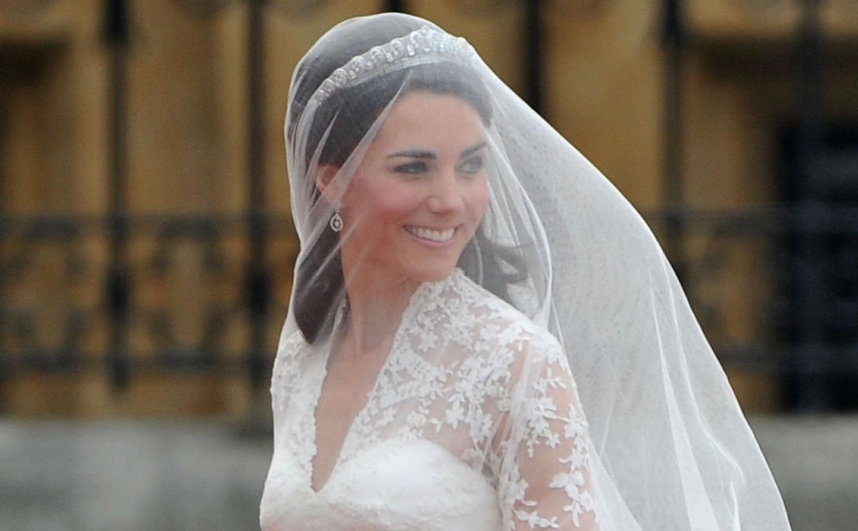 The Duchess of Cambridge on her wedding day - Pascal Le Segretain /Getty Images 