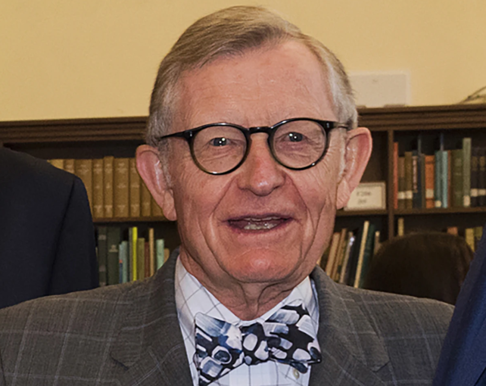 West Virginia University president E. Gordon Gee in Morgantown, W.V., on June 20, 2016. The West Virginia University Board of Governors gave Gee a one-year contract extension on Monday, July 31, 2023, amid a budget shortfall, falling enrollment and plans to cut some academic offerings.