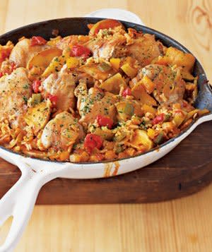 Arroz con Pollo with Apples