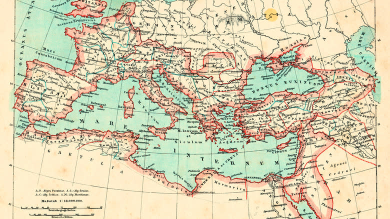 Map of Roman Empire